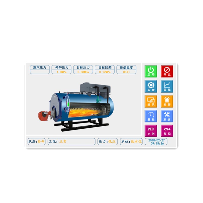 Steam Boiler Control Panel